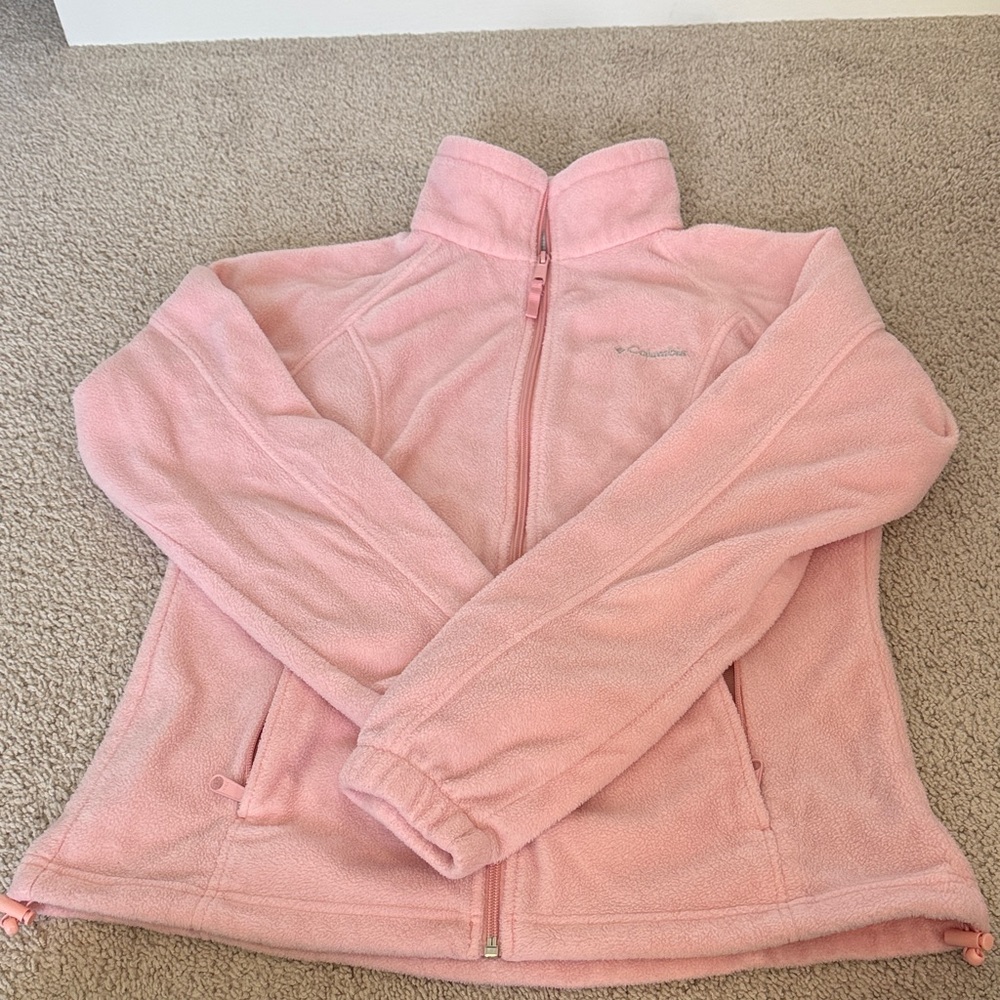 Women’s Columbia fleece full zip up jacket